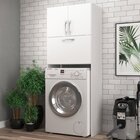 Armário Multiuso Lavanderia 3 Portas Branco