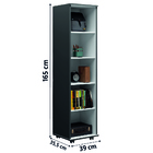 Armário Multiuso Lavanderia Com Chave E Rodízios 1 Porta Lune