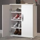 Armário Multiuso Lavanderia Cor Branca Prateleira Produtos