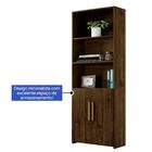Armario Multiuso Livreiro Office 02 Portas Moscou Kaiki Móvei