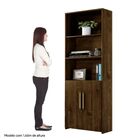 Armario Multiuso Livreiro Office 02 Portas Moscou Kaiki Móvei