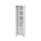 Multiuso Multiuso Madeirae Metal Branco com 1 Porta 160x42x30,5cm Decore Multivisão