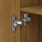 Armário Multiuso Malta 2 Portas 5 Prateleiras Nature/brisa -