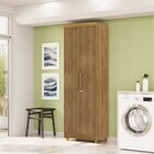 Armário Multiuso Malta 2 Portas 5 Prateleiras Nature/brisa -