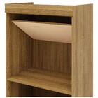 Armário Multiuso Malta 2 Portas 5 Prateleiras Nature/brisa -