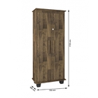 Armário Multiuso Mexico Amadeirado - Rv Móveis