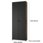 Armario Multiuso Mônaco Castani Casa Mobilia