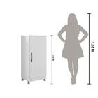 Armário Multiuso Moval Lírio Com Rodízios