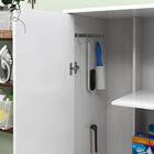 Armário Multiuso Napoles Lavanderia 02 Portas Branco