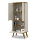 Armário Multiuso Off White Cumaru Prism Patrimar