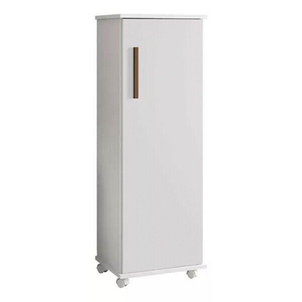 Armário Multiuso Olinda 1 Porta Prateleira Interna C/rodízios