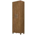Armário Multiuso Organizador 2 Portas Astrid M07 Castanho Woo