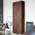 Armário Multiuso Organizador 2 Portas Delta Noce Lukaliam