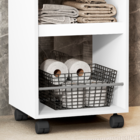 Armário Multiuso Organizador Banheiro Toalheiro Carrinho Móve