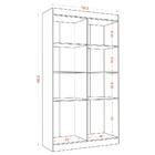 Armário Multiuso Organizador E Roupeiro 4 Portas 1,82m Atacam