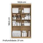 Armário Multiuso Organizador E Roupeiro 4 Portas 1,82m Atacam