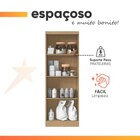 Armário Multiuso Organizador Lavanderia 2 Portas 3 Prateleira
