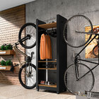 Armário Multiuso Para Bike Gran Prime Freijó E Preto - D'rossi