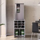 Armário Multiuso Para Cervejeira Com 2 Portas E Adega 2340 Br