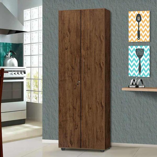 Armário Multiuso Para Cozinha 2 Portas Amêndoa Thermo Shop Jm