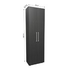 Armário Multiuso Para Escritório 2 Portas Nápoles Espresso Mó