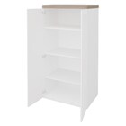 Armário Multiuso Para Escritório 2 Portas Toq 1400 Branco - A