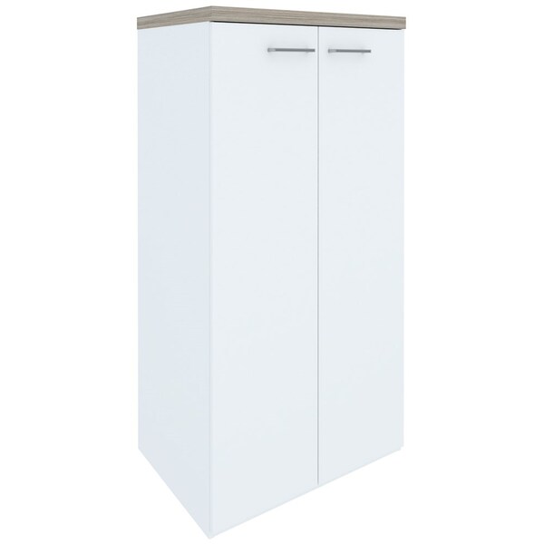 Armário Multiuso Para Escritório 2 Portas Toq 1400 Branco - A