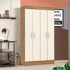 Armário Multiuso Para Escritório 4 Portas Amendola Touch Off