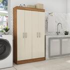 Armário Multiuso Para Lavanderia 4 Portas Amendola Touch Off