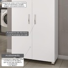 Armário Multiuso Para Lavanderia Com 2 Portas - Pintura Uv Al