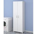 Armário Multiuso Para Lavanderia Com 5 Nichos - Branco