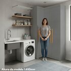 Armário Multiuso Para Lavanderia Modulado 3 Portas Com Pés Ôn