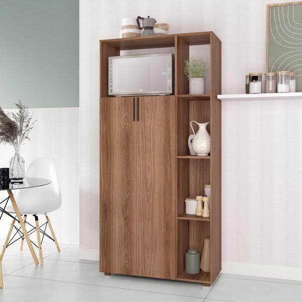 Armário Multiuso Para Microondas 2 Portas Multimóveis Cr20047