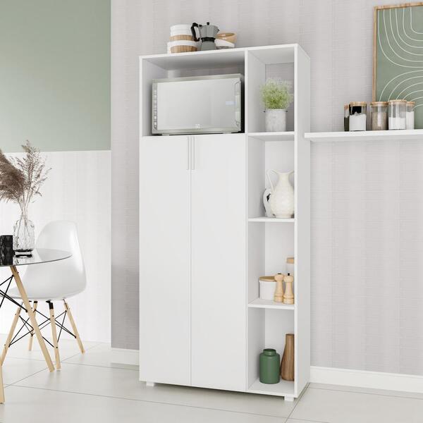 Armário Multiuso Para Microondas 2 Portas Multimóveis Cr20047