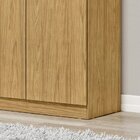 Armário Multiuso Para Quarto 2 Portas Com Espelho Lince Marro