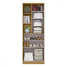 Armário Multiuso Para Quarto 2 Portas Com Espelho Lince Marro