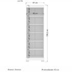 Armário Multiuso Para Quarto 2 Portas Star Branco - Santos An