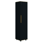 Armário Multiuso Para Quarto Com Chave E Rodízios 1 Porta Lun