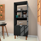 Armário Multiuso Para Sala De Estar 2 Portas Estilare Móveis