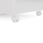 Armário Multiuso para Tábua de Passar 188,8x45x46,5cm Branco Politorno