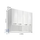 Armário Multiuso Parede 2 Nichos Lavanderia Produtos