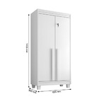 Armário Multiuso Paris Branco – Rv Móveis