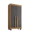 Armário Multiuso Paris Cinamomo/grafite – Rv Móveis