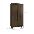 Armário Multiuso Paris - Noce