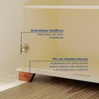 Armário Multiuso Pés E Tampo Em Madeira Maciça Ananda Cabecas