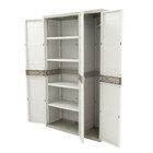 Armário Multiuso Plástico Extra Grande Titanium Bege Plastiken