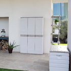 Armário Multiuso Plástico Extra Grande Titanium Bege Plastiken