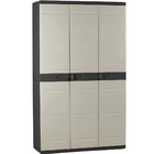 Armário Multiuso Plástico Extra Grande Titanium Bege Plastiken
