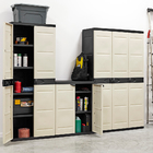 Armário Multiuso Plástico Extra Grande Titanium Bege Plastiken