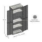 Armário Multiuso Plástico Grande Almendra Starplastic